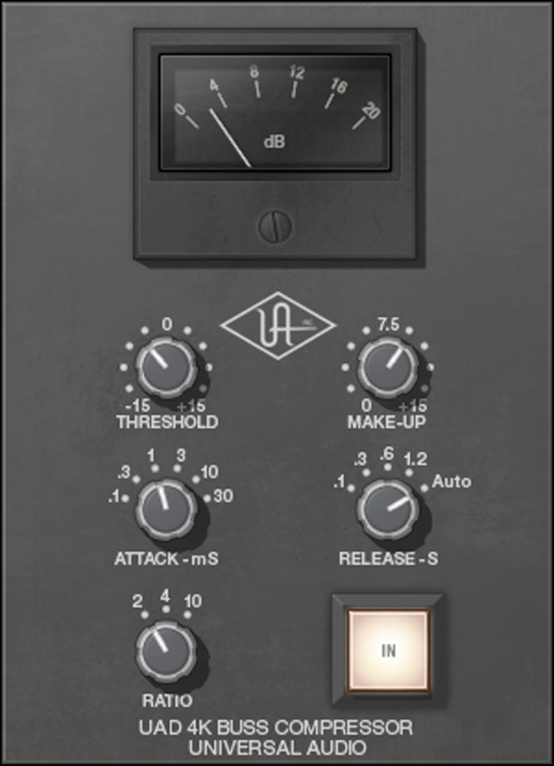 waves ssl 4000 series bus compressor vs