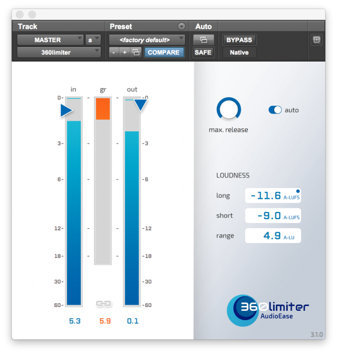 Audioease 360 Limiter