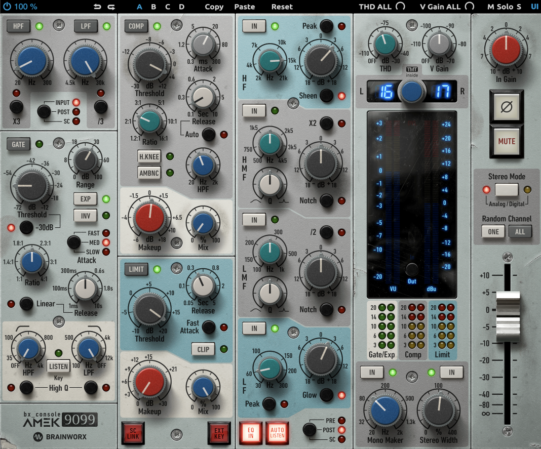 bx console amek 9099 bx console amek 9099