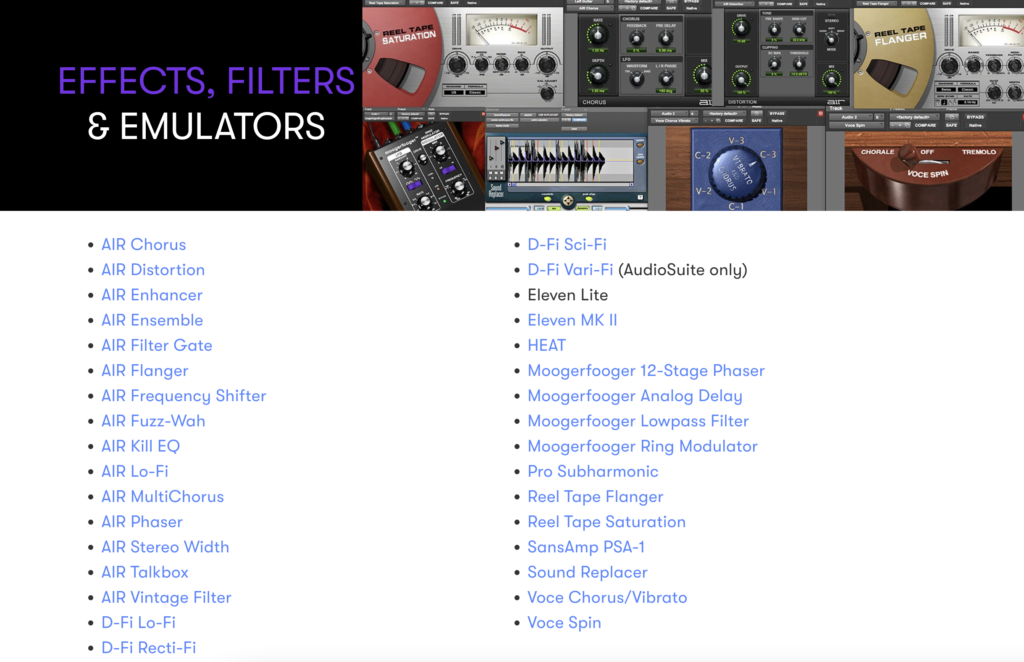 Avid Plugins